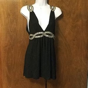 TART BLACK SEQUIN TOP